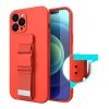 Silikona maciņš ar aukliņu Xiaomi Redmi Note 11 Pro Rope Case - melns