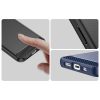 Elastīgs gēla aizmugurējais vāciņš iPhone 14 Plus Carbon korpusam - melns