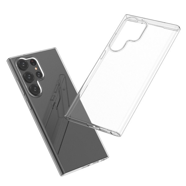 Plāns 0,5 mm vāciņš Samsung Galaxy S23 Ultra tālrunim - caurspīdīgs