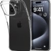 iPhone 15 Pro šķidro kristālu maciņš — caurspīdīgs