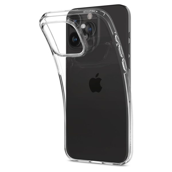 iPhone 15 Pro Max šķidro kristālu vāciņš - caurspīdīgs