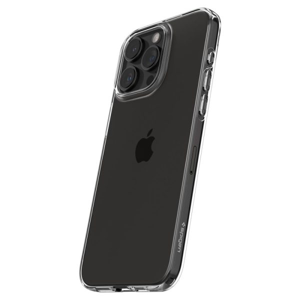 iPhone 15 Pro Max šķidro kristālu vāciņš - caurspīdīgs