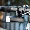 1000 lm priekšējais velosipēda lukturis ar USB-C - USB-A kabeli - melns