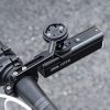 1000 lm priekšējais velosipēda lukturis ar USB-C - USB-A kabeli - melns