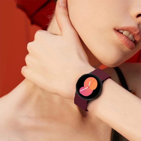 Samsung Galaxy Watch 4 / 5 / 5 Pro / 6 / 7 / FE IconBand siksniņa - melna