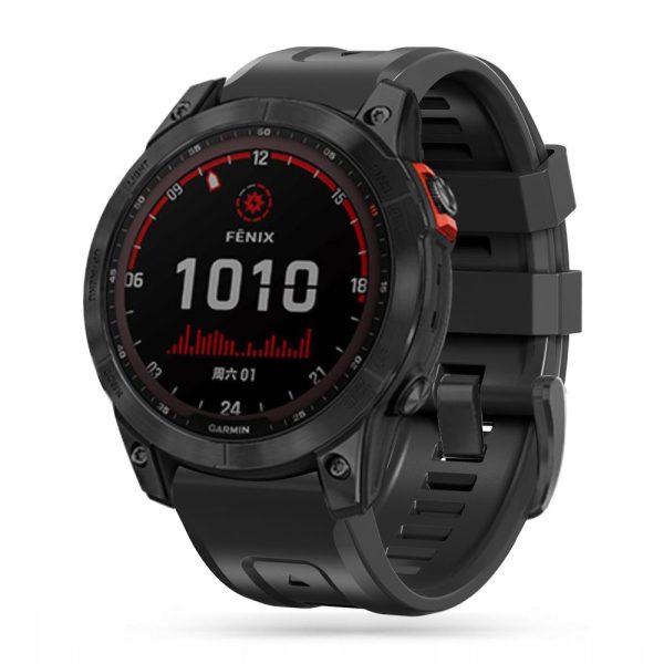 Garmin Fenix 5 / 6 / 6 Pro / 7 IconBand siksniņa - melna