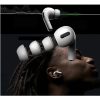 Ausu uzgaļi AirPods Pro 1/2 austiņām S/M/L izmēros, balti - 6 gab.