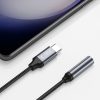 USB-C adapteris - mini ligzda 3,5 mm - melns