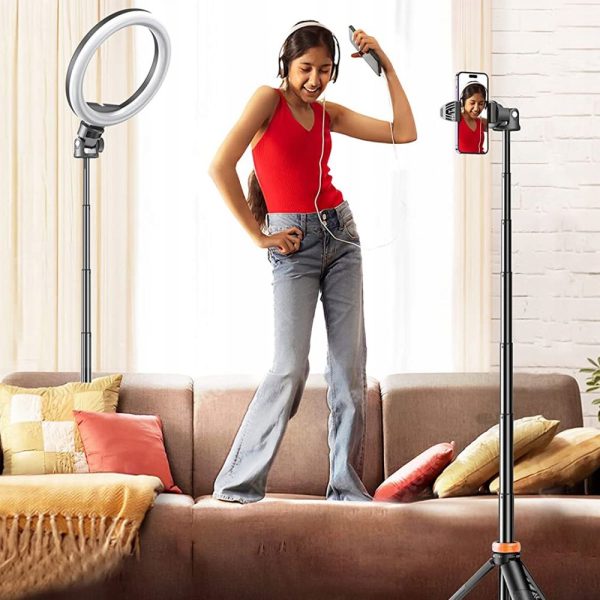 Bluetooth selfiju nūja ar tālvadības pulti, statīva galva, 148 cm - melna