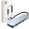 5in1 centrmezgls USB-A uz USB-A USB-C sadalītājs - pelēks