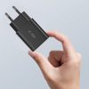 USB-C PD / USB-A QC 30W sienas lādētājs - balts