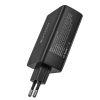 GaN 3x USB-C PD USB-A QC 100W sienas lādētājs - balts