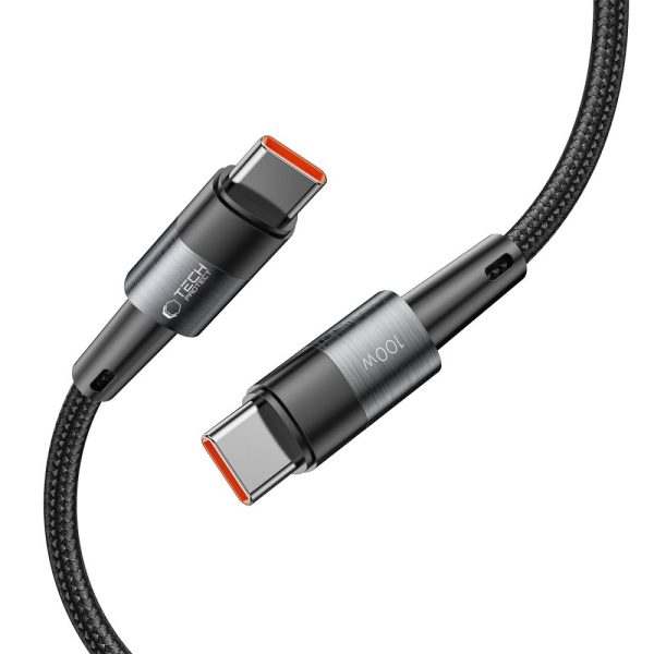 USB-C PD 100W 5A 3m kabelis - pelēks
