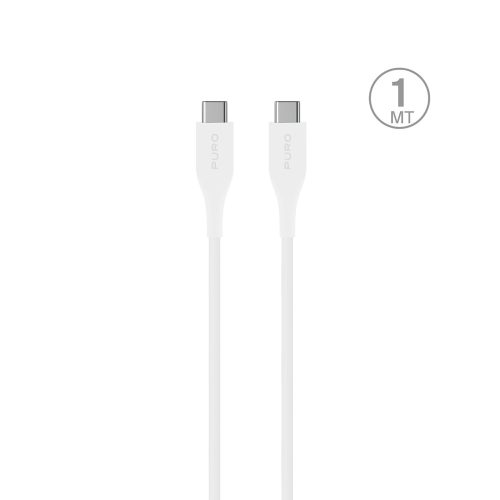 USB-C barošanas kabelis 2m - balts