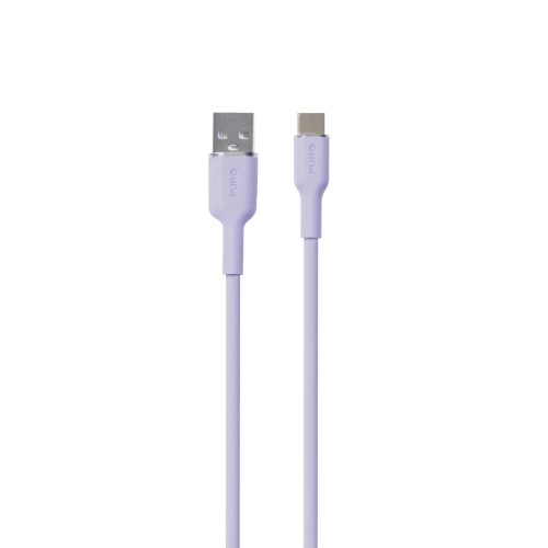 USB-A - USB-C kabelis 1,5 m - violets