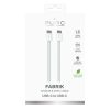 USB-C 60W 480mbps 1,5m kabelis - zils