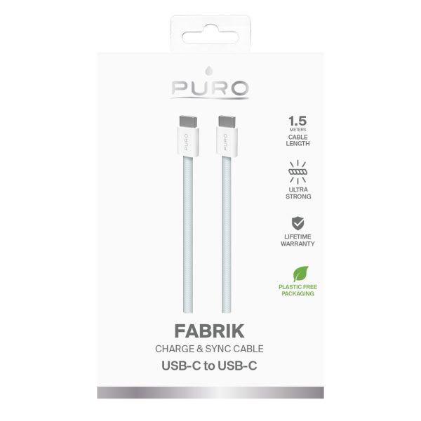 USB-C 60W 480mbps 1,5m kabelis - zils