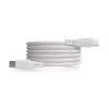 USB-C 60W magnētiskais kabelis USB 1m - balts