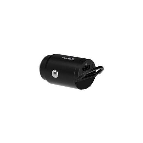 USB-C 20W automašīnas lādētājs - melns