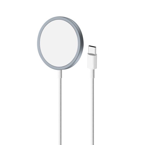 Magnētiskais bezvadu lādētājs ar MagSafe Magnetico 1m - zils