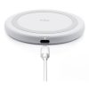 Bezvadu lādētājs Android iPhone viedtālruņiem 15W - balts