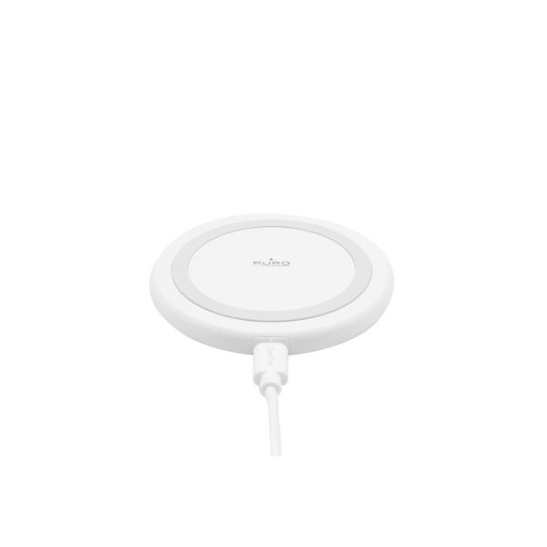 Bezvadu lādētājs Android iPhone viedtālruņiem 15W - balts