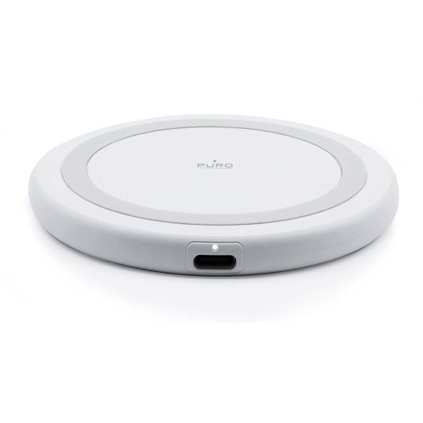 Bezvadu lādētājs Android iPhone viedtālruņiem 15W - balts