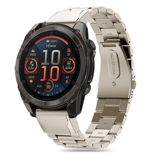 Aproce Garmin Fenix 5 / 6 / 6 PRO / 7 / 8 / E pulkstenim - titāna