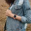 Apple Watch siksniņa 40/41/42 mm neilona - oranža