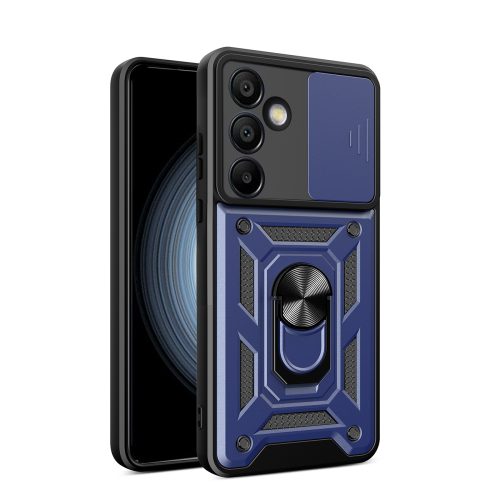 Hybrid Armor Camshield Samsung Galaxy A26 maciņš ar statīvu un kameras pārsegu - zils
