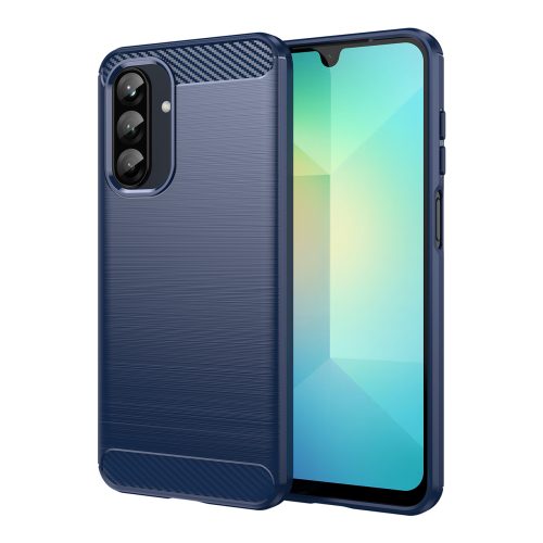 Silikona maciņš Samsung Galaxy A26 Carbon korpusam - zils