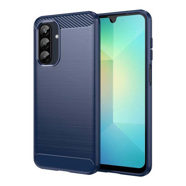 Silikona maciņš Samsung Galaxy A26 Carbon korpusam - zils