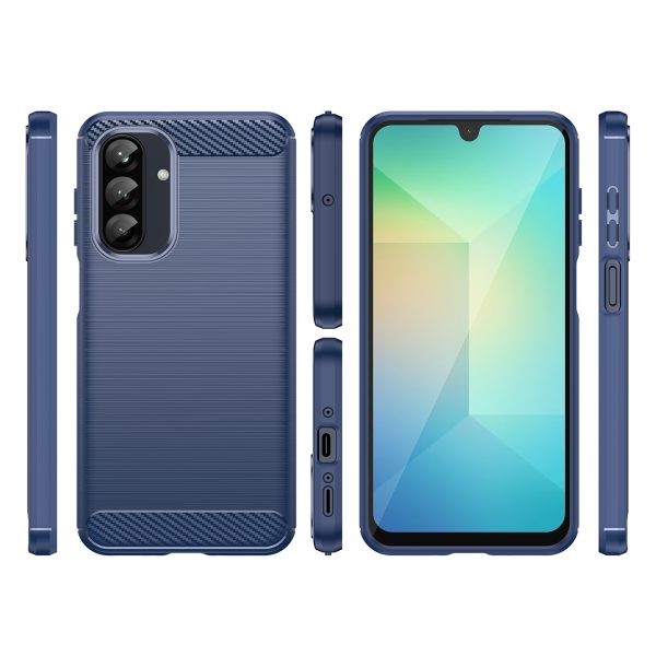 Silikona maciņš Samsung Galaxy A26 Carbon korpusam - zils