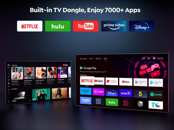 FullHD 1080p LCD multimediju projektors ar JBL WiFi BT K2s skaļruņiem - melns
