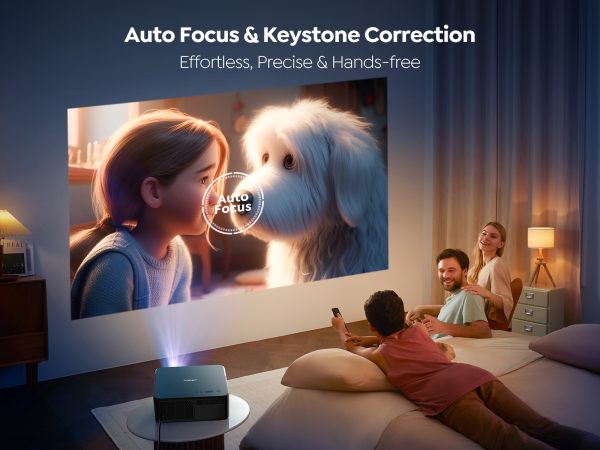 FullHD 1080p LCD multimediju projektors ar JBL WiFi BT K2s skaļruņiem - melns