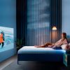 FullHD 1080p LCD multimediju projektors ar JBL WiFi BT K2s skaļruņiem - melns