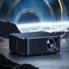 FullHD 1080p LCD multimediju projektors ar JBL WiFi BT K2s skaļruņiem - melns