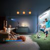 FullHD 1080p LCD multimediju projektors ar JBL skaļruņiem un WiFi BT zemfrekvences skaļruni K2s Pro - melns