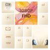 FullHD 1080p LCD multimediju projektors ar JBL WiFi L2 Plus skaļruņiem - bēšs