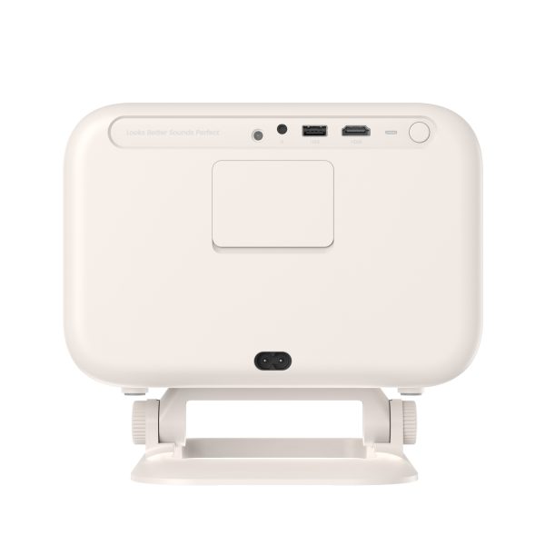 FullHD 1080p LCD multimediju projektors ar JBL WiFi L2 Plus skaļruņiem - bēšs