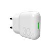USB-C GaN 30W sienas lādētājs - balts