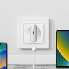 USB-C GaN 30W sienas lādētājs - balts