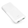 Powerbank 10000mAh USBA USB-C 22.5W - balts