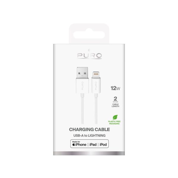 1029442-2-kabel-przewod-usb-a-iphone-lightning-tpe-12w-2m-bi-puro-hurtownia-dropshipping.jpg USB-A - iPhone Lightning TPE 12W 2m kabelis - balts