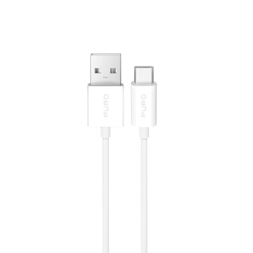 1029458-1-kabel-przewod-usb-a-usb-c-tpe-10w-3m-bialy-puro-hurtownia-dropshipping.jpg USB-A - USB-C TPE 10W 3m kabelis - balts