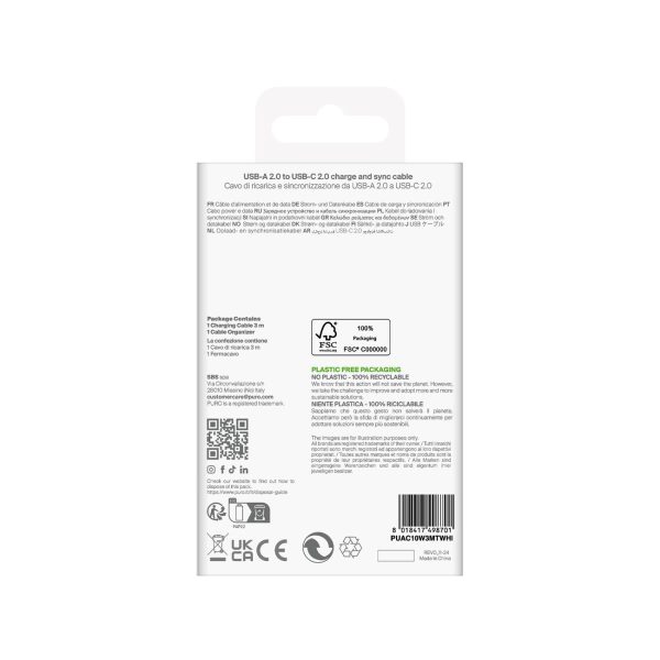 1029458-3-kabel-przewod-usb-a-usb-c-tpe-10w-3m-bialy-puro-hurtownia-dropshipping.jpg USB-A - USB-C TPE 10W 3m kabelis - balts