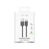 Kabelis USB-A - microUSB TPE 12W 2m - melns