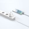 USB-C sienas lādētājs ar USB-C PD 20W kabeli - balts