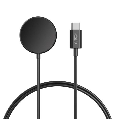 Induktīvā lādētāja adapteris Samsung Galaxy Watch USB-C 100 cm pulksteņam - melns