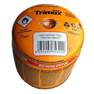 Gāzes balons ar Stop sistēmu190gr Propāns-butāns Trimax